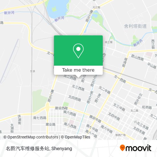 名爵汽车维修服务站 map