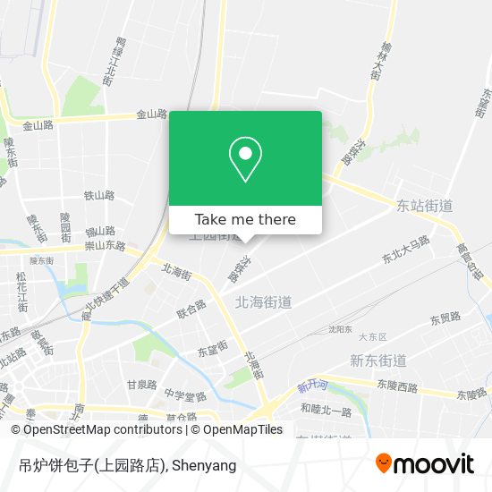 吊炉饼包子(上园路店) map