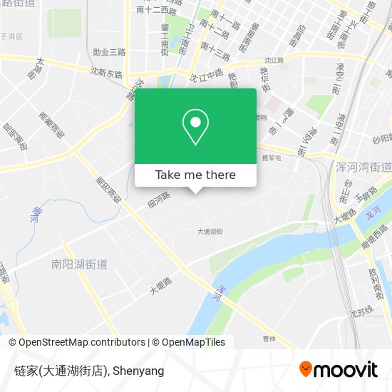 链家(大通湖街店) map