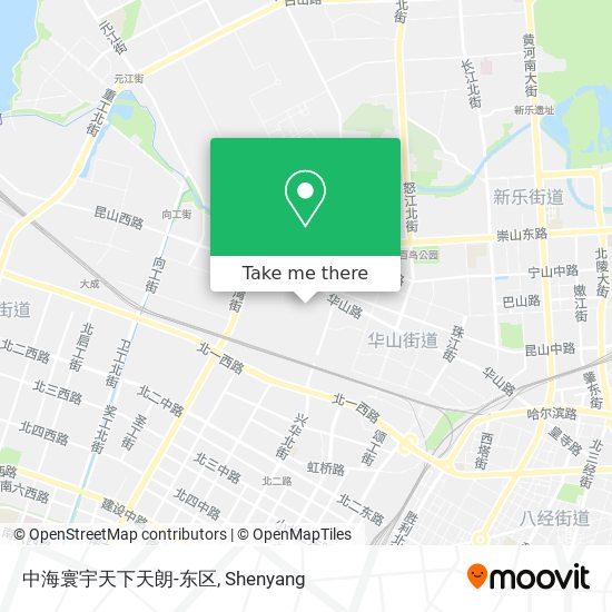 中海寰宇天下天朗-东区 map