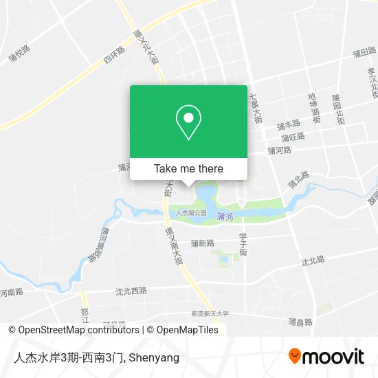 人杰水岸3期-西南3门 map