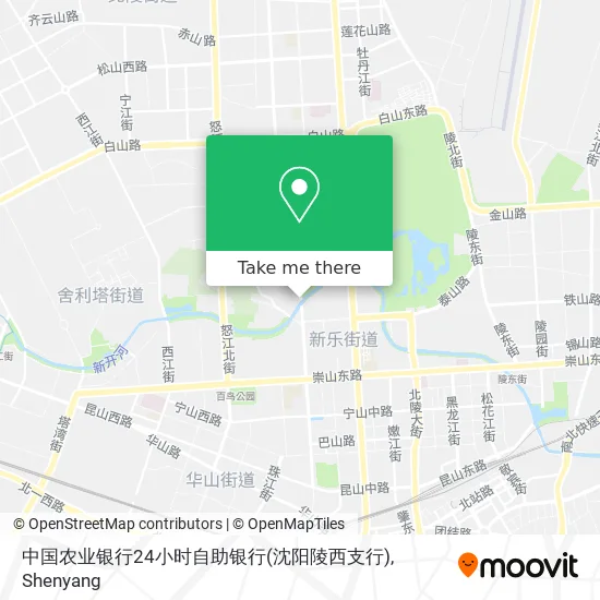 中国农业银行24小时自助银行(沈阳陵西支行) map
