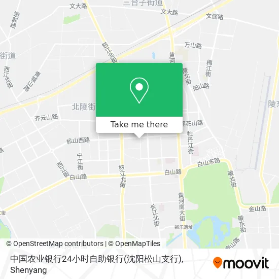 中国农业银行24小时自助银行(沈阳松山支行) map