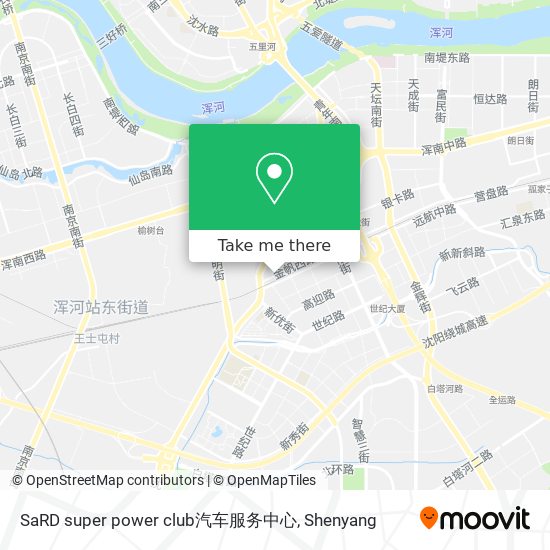 SaRD super power club汽车服务中心 map