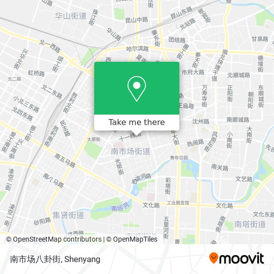 南市场八卦街 map