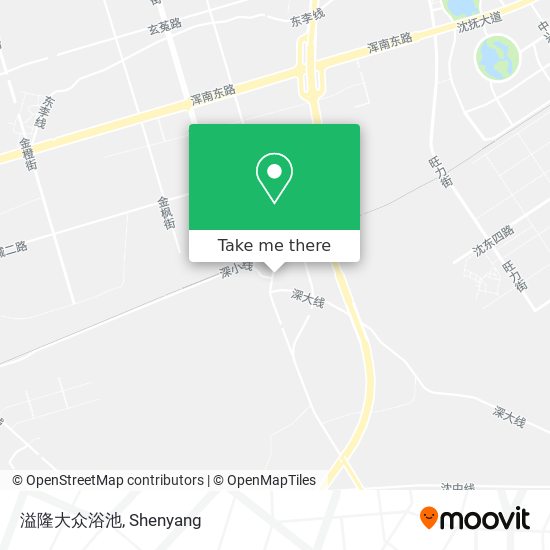 溢隆大众浴池 map
