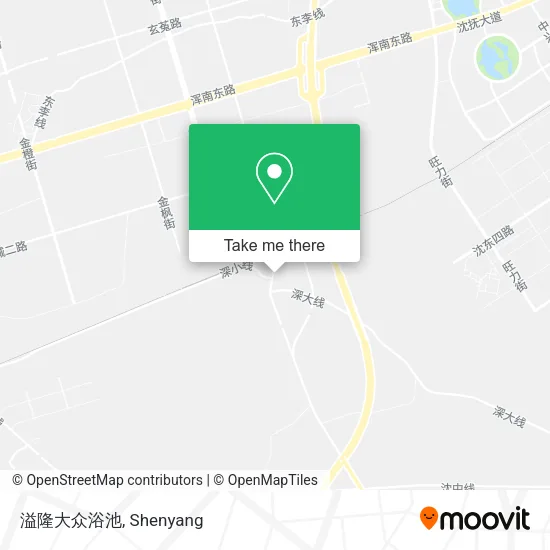 溢隆大众浴池 map