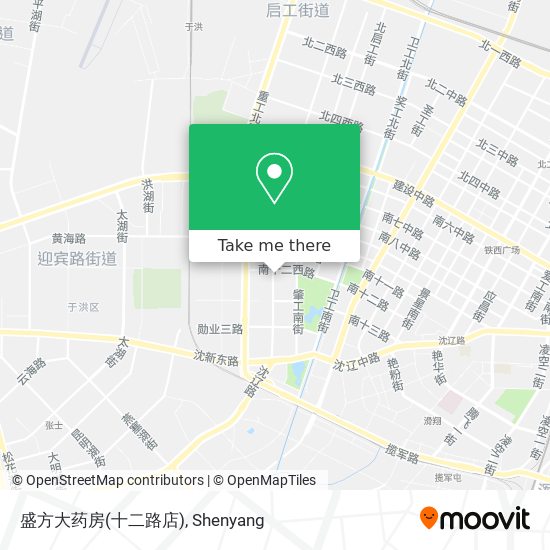盛方大药房(十二路店) map
