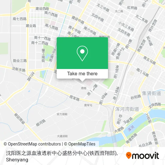 沈阳医之源血液透析中心盛慈分中心(铁西滑翔部) map