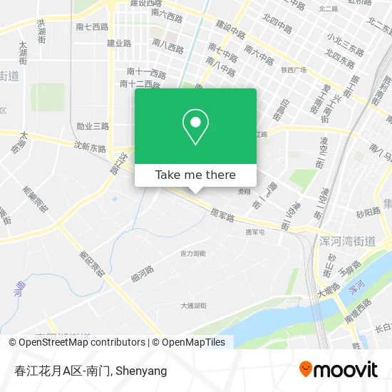 春江花月A区-南门 map