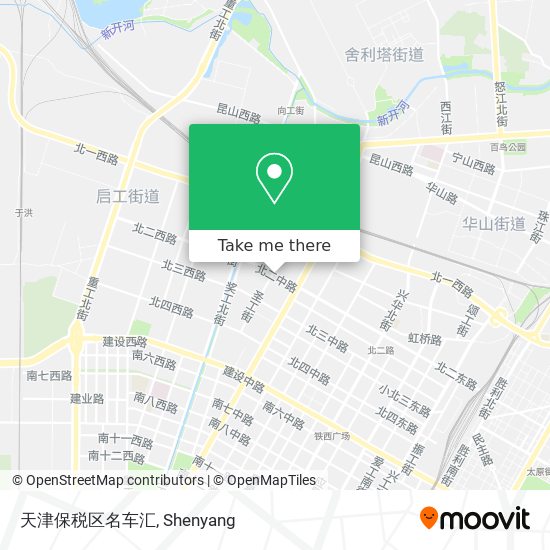 天津保税区名车汇 map