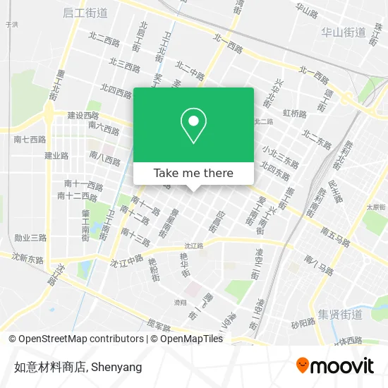 如意材料商店 map