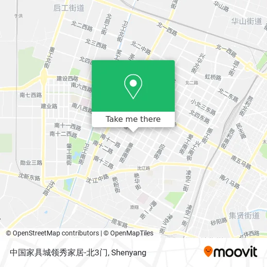 中国家具城领秀家居-北3门 map