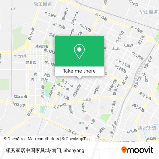领秀家居中国家具城-南门 map