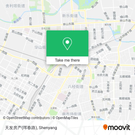 天发房产(珲春路) map