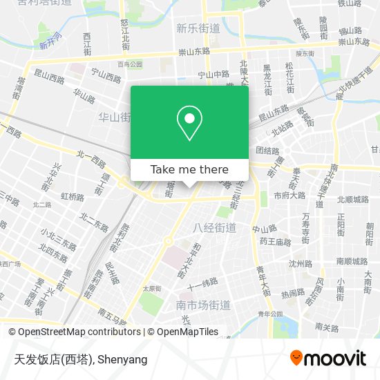 天发饭店(西塔) map