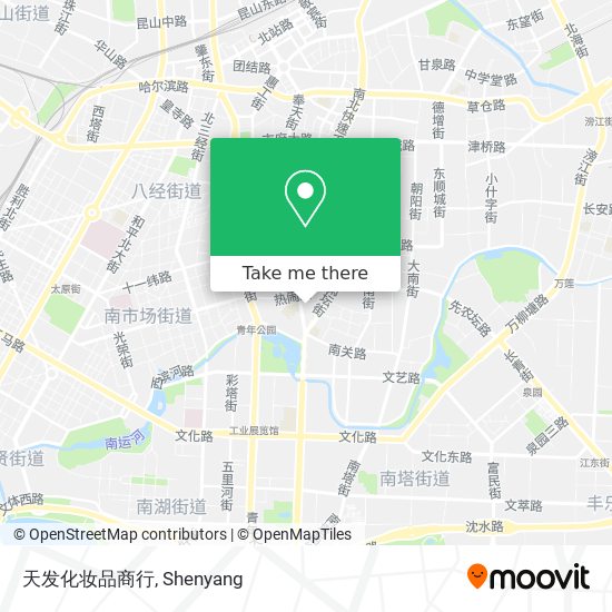 天发化妆品商行 map