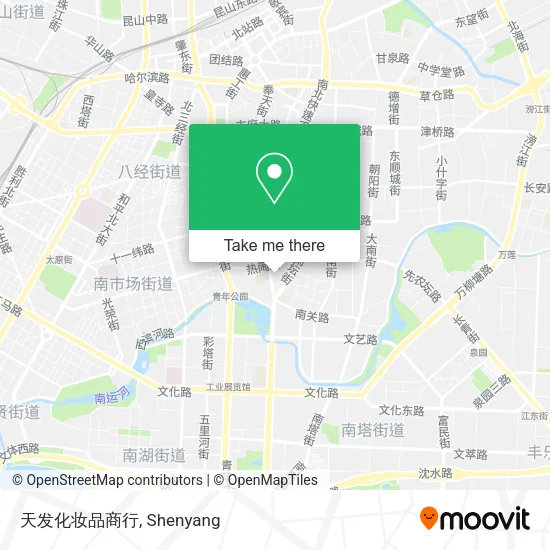 天发化妆品商行 map