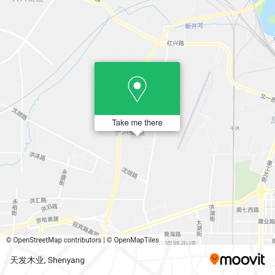 天发木业 map