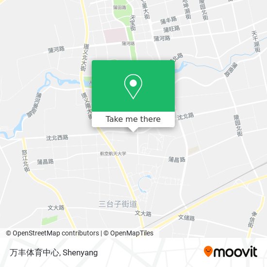 万丰体育中心 map