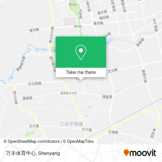 万丰体育中心 map