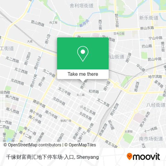 千缘财富商汇地下停车场-入口 map