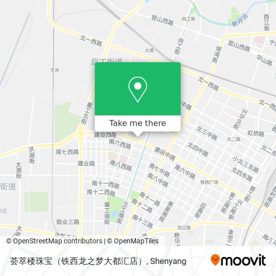 荟萃楼珠宝（铁西龙之梦大都汇店） map