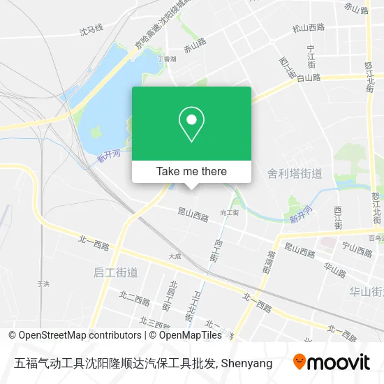 五福气动工具沈阳隆顺达汽保工具批发 map