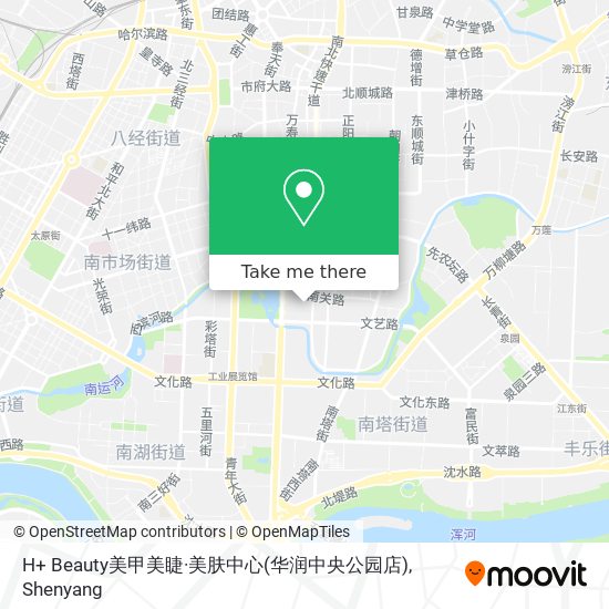 H+ Beauty美甲美睫·美肤中心(华润中央公园店) map
