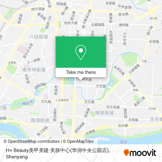 H+ Beauty美甲美睫·美肤中心(华润中央公园店) map