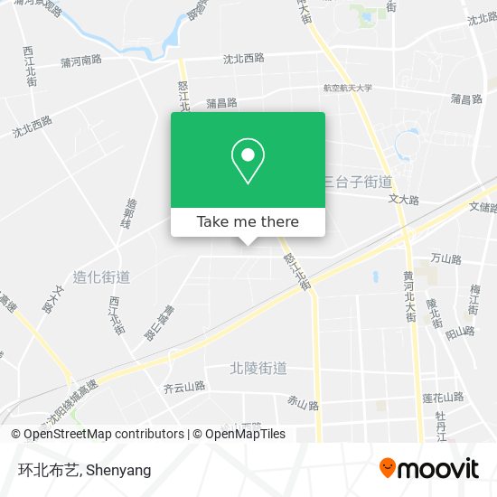 环北布艺 map