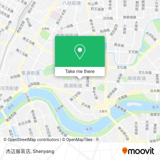 杰迈服装店 map