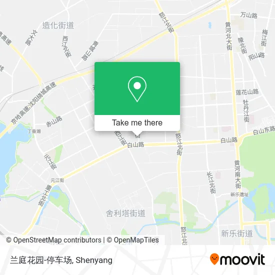 兰庭花园-停车场 map