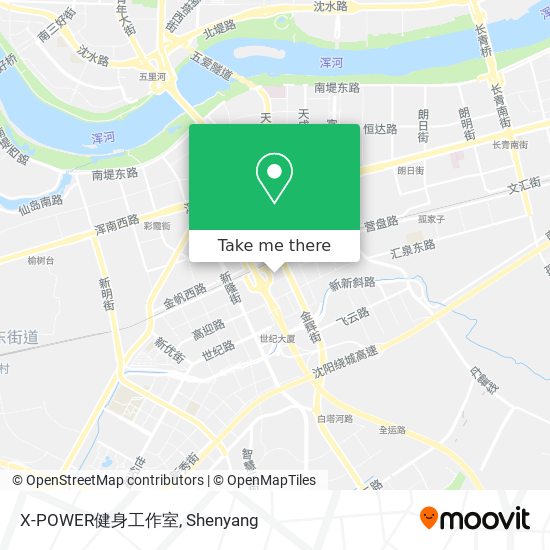 X-POWER健身工作室 map