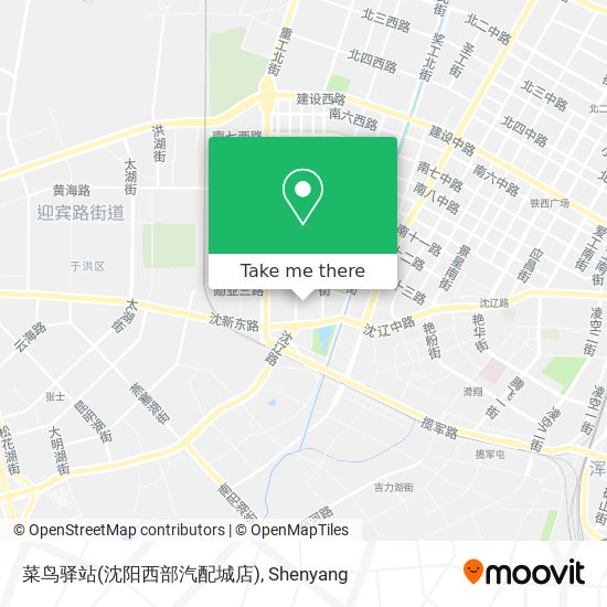 菜鸟驿站(沈阳西部汽配城店) map
