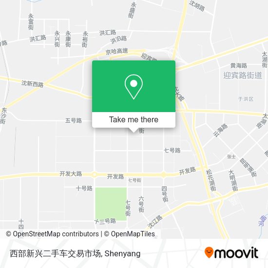 西部新兴二手车交易市场 map