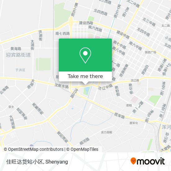 佳旺达货站小区 map