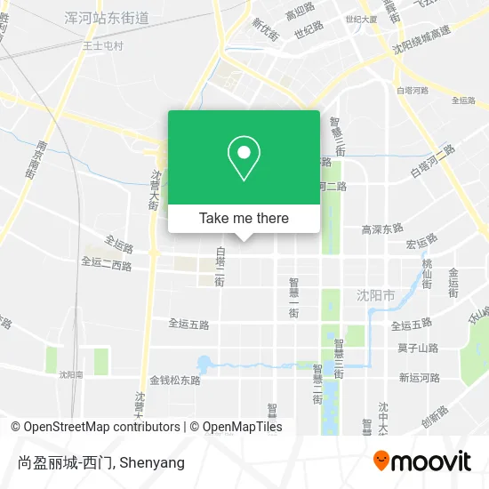 尚盈丽城-西门 map