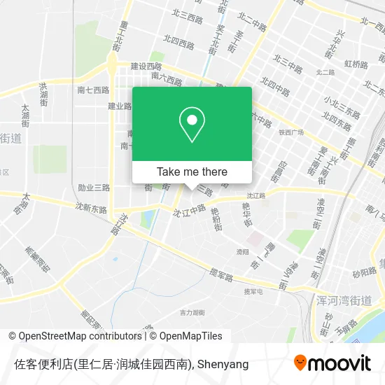 佐客便利店(里仁居·润城佳园西南) map