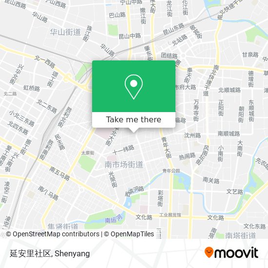延安里社区 map