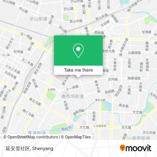 延安里社区 map