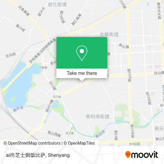 ai尚芝士焗饭比萨 map