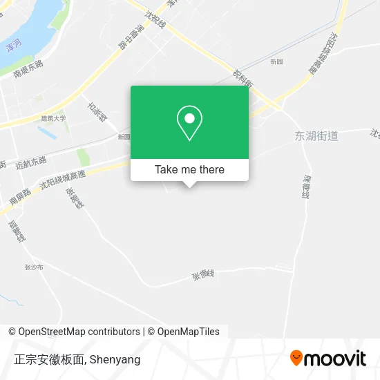 正宗安徽板面 map