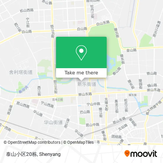 泰山小区20栋 map