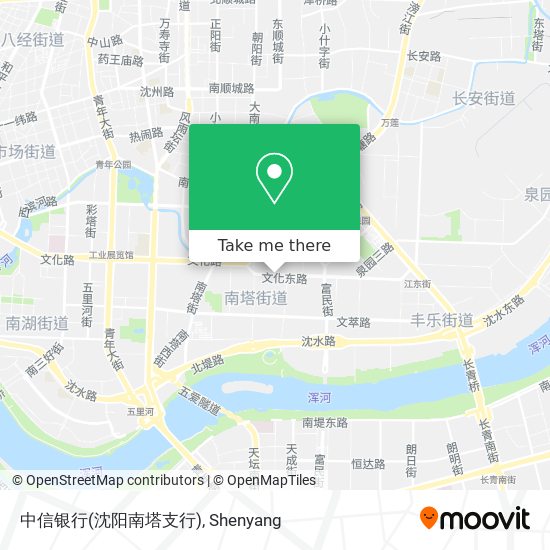 中信银行(沈阳南塔支行) map
