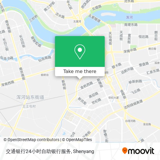 交通银行24小时自助银行服务 map