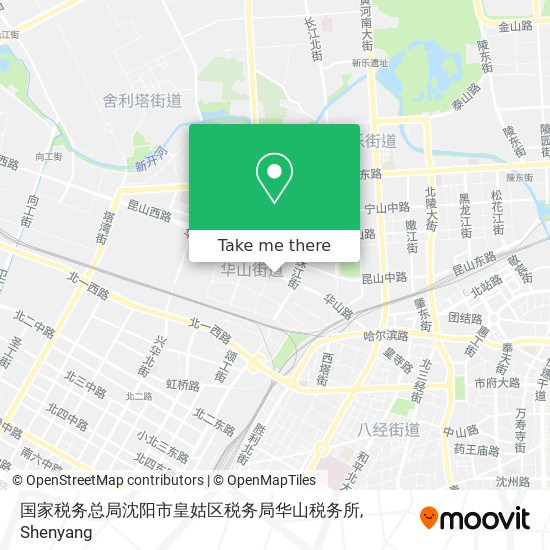 国家税务总局沈阳市皇姑区税务局华山税务所 map