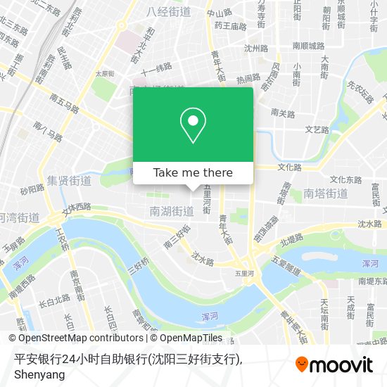 平安银行24小时自助银行(沈阳三好街支行) map