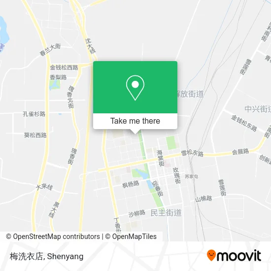 梅洗衣店 map