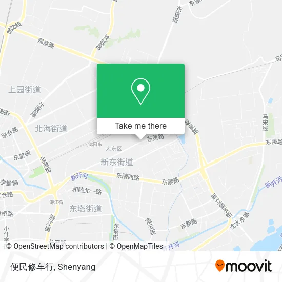 便民修车行 map